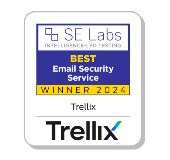2024 SE Labs Best Email Security Service Providers Winner Badge